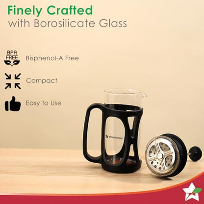 Image 3 of Wonderchef French Press Coffee Maker 350ml