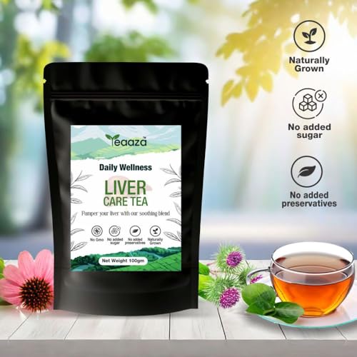 Image 9 of Teaaza Liver Care Tea With Dandelion Root, Milk Thistle & Nettle 10 Grams