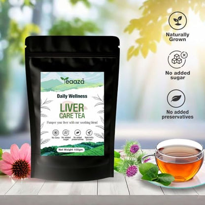 Image 9 of Teaaza Liver Care Tea With Dandelion Root, Milk Thistle & Nettle 10 Grams