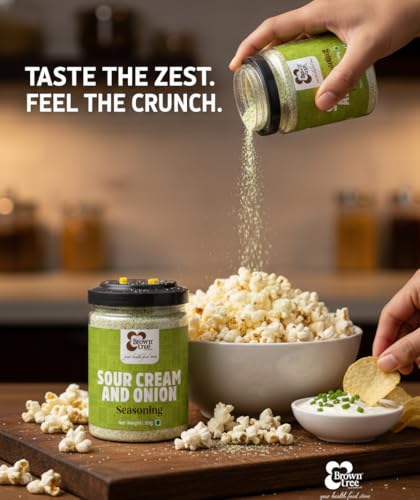 Image 3 of Brown tree Sour Cream & Onion Popcorn Seasoning Powder Pack of 2 100g