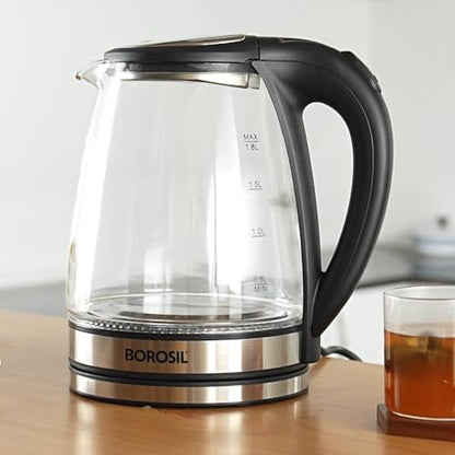 Image 2 of Steel for the product Borosil Electric Glass Kettle