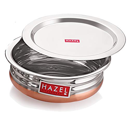 Image 5 of HAZEL Copper Bottom Uruli with Lid