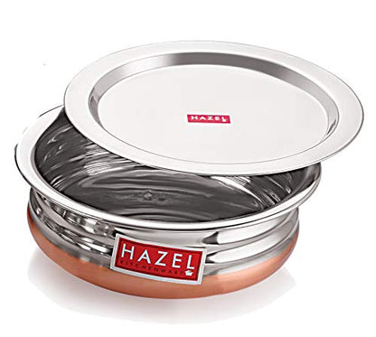 Image 5 of HAZEL Copper Bottom Uruli with Lid