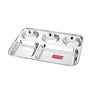 Image 1 of Default Title for the product HAZEL Stainless Steel Compartment Mess Plate Set of 1