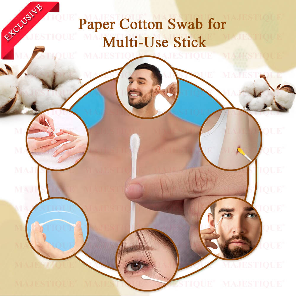 Image 6 of Majestique Cotton Swabs, 200 Tips
