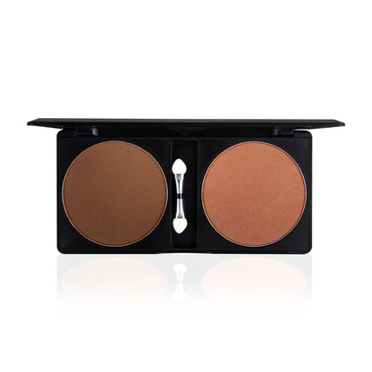 Image 1 of 32 gm / Pack of 1 for the product PAC Studio Terracotta Bronzing Powder - Luminous Matte Contour Shades, Sheer Natural Looking Coverage