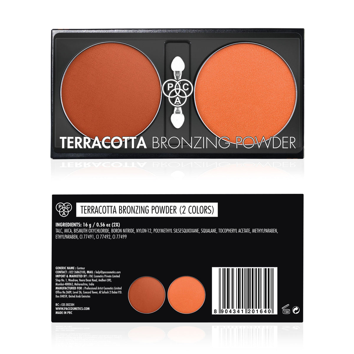 Image 5 of PAC Studio Terracotta Bronzing Powder - Luminous Matte Contour Shades, Sheer Natural Looking Coverage