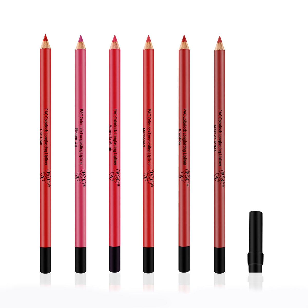 Image 1 of 10.98 gm / Pack of 1 for the product PAC Studio Precisionist Lip Liner (Set Of 6)