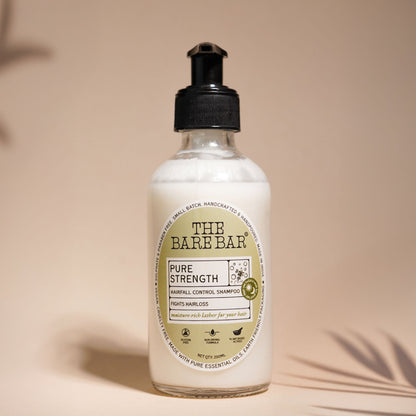 Image 3 of The Bare Bar Pure Strength Shampoo - Exfoliates Scalp, Strengthens Hair & Restores Ph Balance