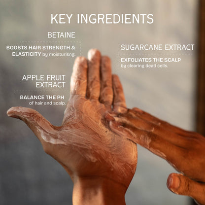 Image 5 of The Bare Bar Pure Strength Shampoo - Exfoliates Scalp, Strengthens Hair & Restores Ph Balance