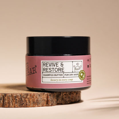 Image 4 of The Bare Bar Revive & Restore Shampoo Butter - Intense Hydration, Frizz Control & Hair Repair