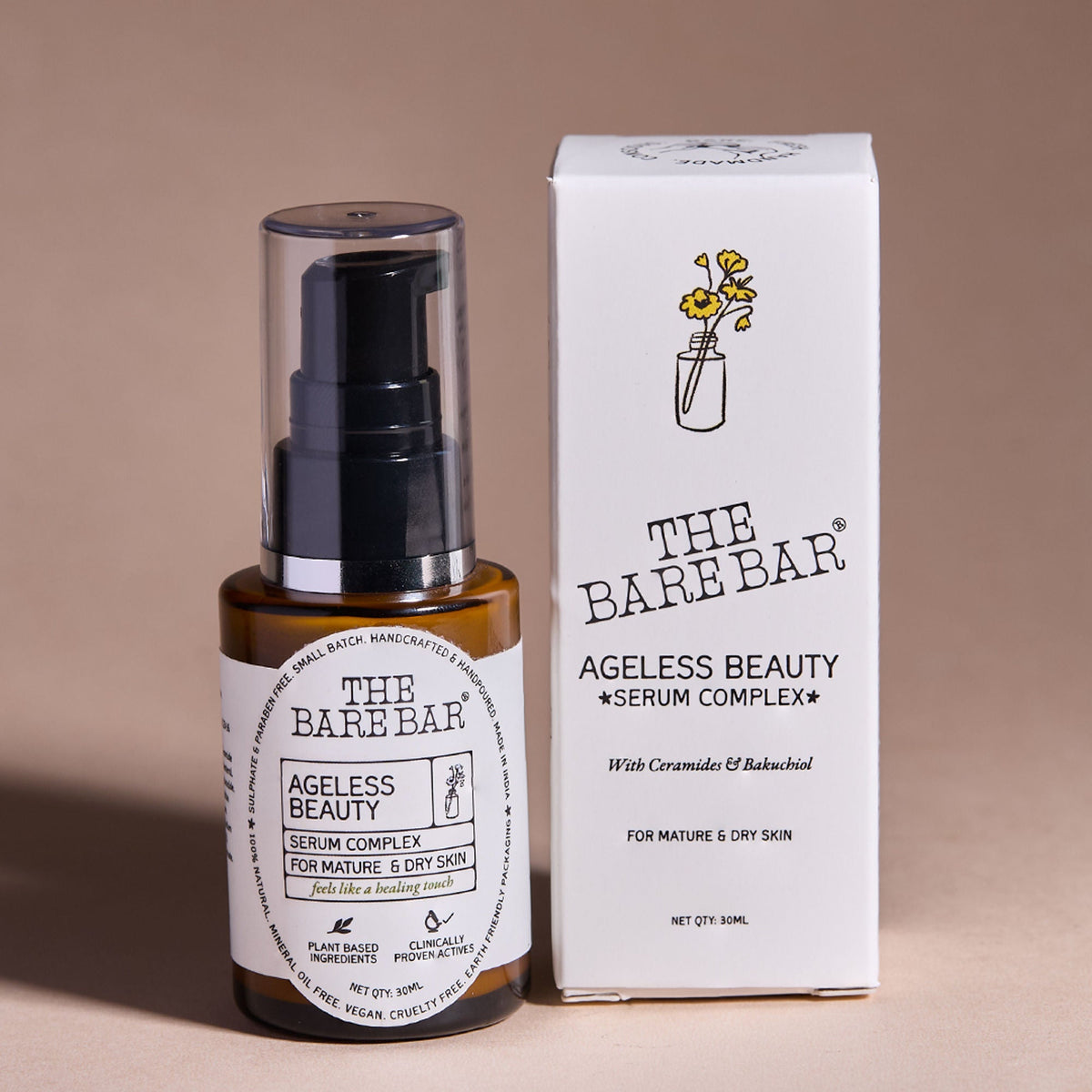 Image 2 of The Bare Bar Ageless Beauty Serum With Bakuchiol & Ceramides