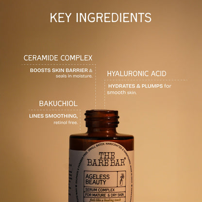 Image 3 of The Bare Bar Ageless Beauty Serum With Bakuchiol & Ceramides