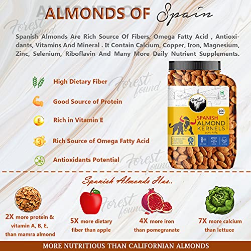 Image 4 of Forest Found Premium Spanish Whole Almonds 500g