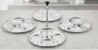 Image 6 of Stainless Steel 4 Plate Idli Stand Maker, Makes 16 Idlis