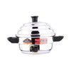 Image 1 of Default Title for the product EUROStyle Royal Stainless Steel 3 Layer Sandwich Base Idly Maker - 8 Cavity Idlies - With 1 Steam Plate - ISI Mark Certified - Secure Lid and Easy Lifting Handles & Knobs -Multi-Tier Steaming Cookware for Idli, Dhokla, Modak & More (SB STD, 8 Idlies)