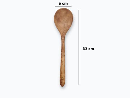 Image 7 of Vesta Homes Neem Wood Spoon Compact Flip Spatula Ladle Kitchen Tools