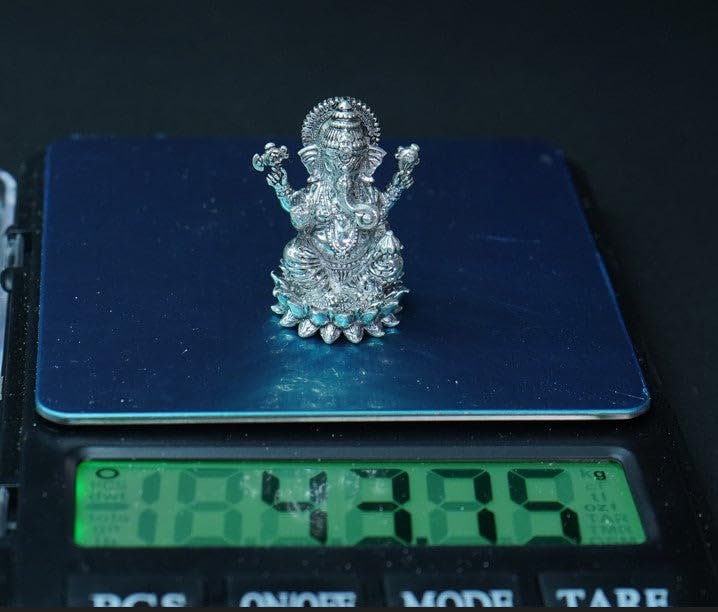 Image 4 of Dista Silvers Antique Lotus Ganesh 43.75g