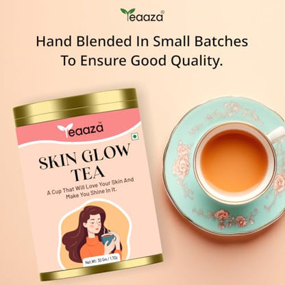 Image 6 of Teaaza Skin Glow Herbal Tea For Glowing Skin & Whitening, 30Gm