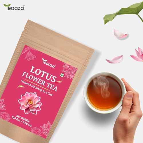 Image 6 of Teaaza Lotus Flower Tea – 100G (200 Cups)