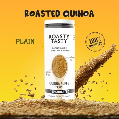 Image 5 of Roasty Tasty Plain Roasted Quinoa Puffs Pack of 2 (100g)