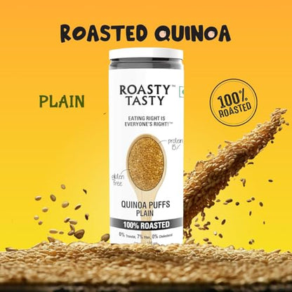 Image 5 of Roasty Tasty Plain Roasted Quinoa Puffs Pack of 2 (100g)