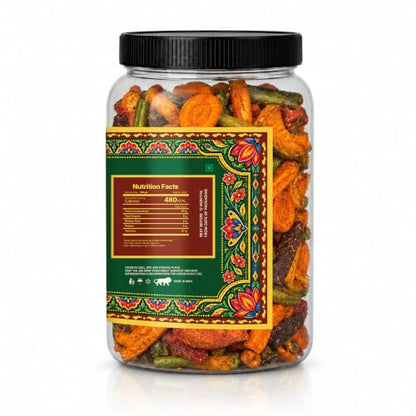 Image 5 of LILA DRY FRUITS Dried Vegetable Chips Mix with Peri Peri Seasoning