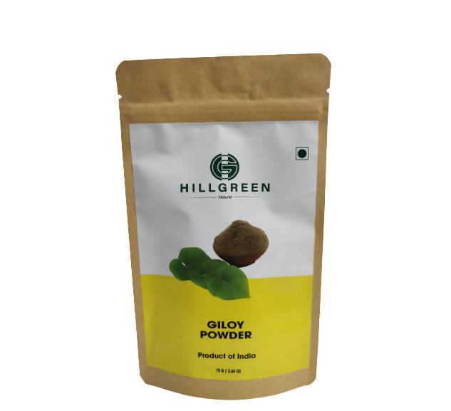 Image 1 of 75 gm for the product Hillgreen Natural Giloy Powder