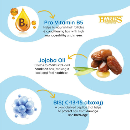 Image 4 of Habibs Professional Hair Shampoo with Jojoba Oil Botanicals For Anti Hair Fall
