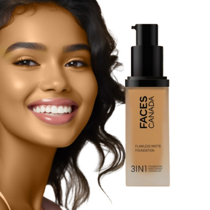 Image 2 of Faces Canada Flawless Matte Foundation - Warm Sand 042