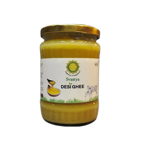 Image 1 of 500 ml / Pack of 1 for the product Svastya Desi Ghee | Vedic Bilona Method | Churned From Curd | Cow Ghee Pure, Healthy & Natural