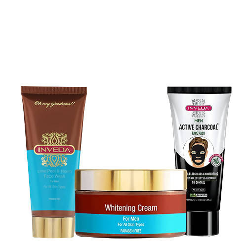 Image 1 of Kit / Pack of 1 for the product Inveda Complete Day & Night Skin Care Kit For Men