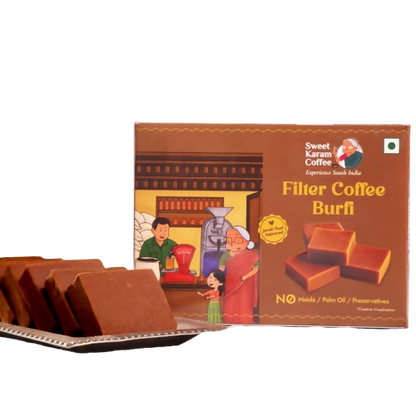 Image 1 of 125 gm / Pack of 1 for the product Sweet Karam Coffee Filter Coffee Burfi
