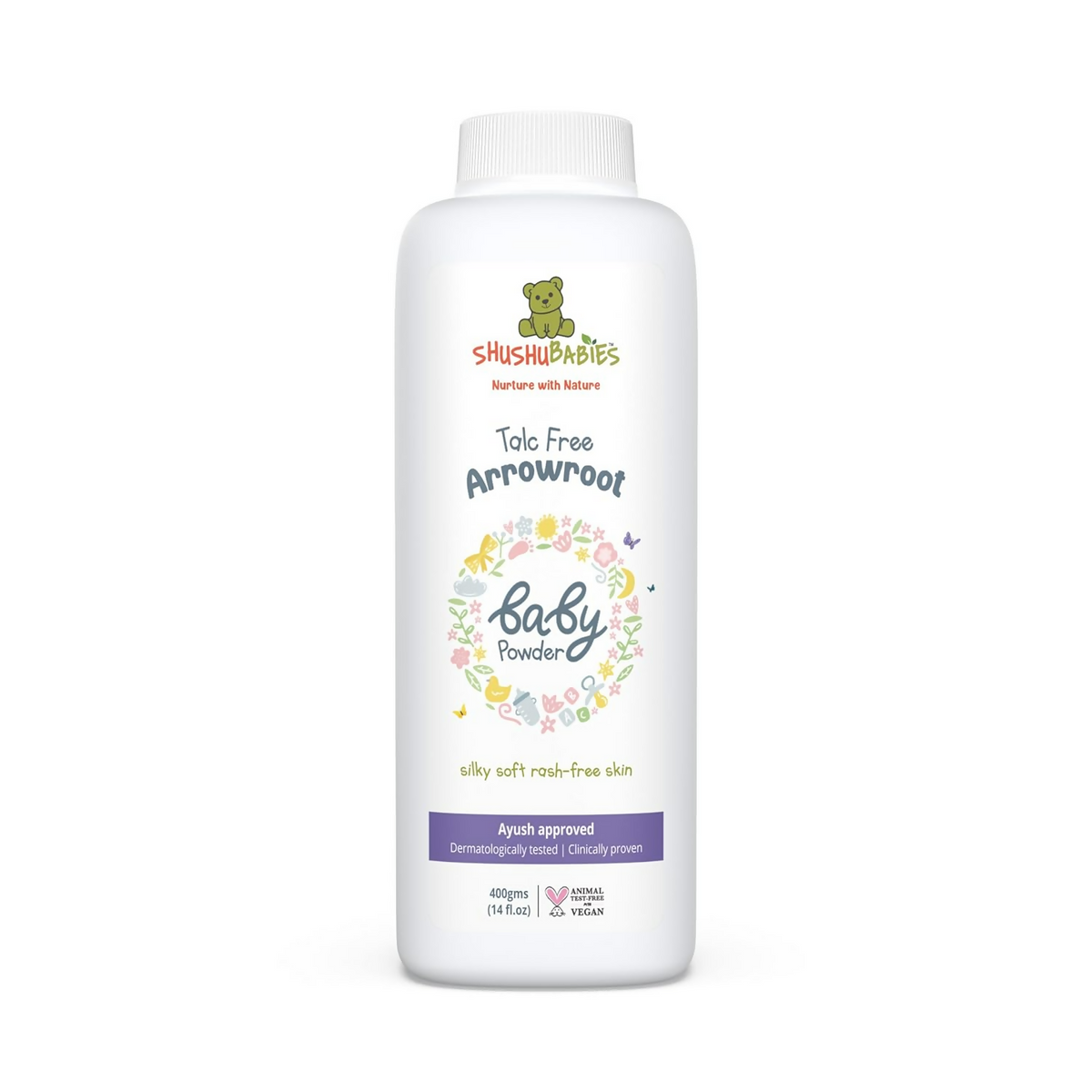Image 1 of ShuShu Babies Talc Free Baby Powder with Arrowroot Extracts (under 0-3 Years Baby)