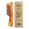 Image 1 of 1 Pc / Pack of 1 for the product Fabskin Neem Handle For Detangling & Frizz Control Wooden Comb