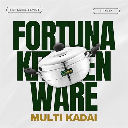 Image 6 of FORTUNA Premium Idli Maker Steel | 2 Plates, 8 Idlis | Compact Idli Steamer Stainless Steel for Home & Kitchen | Mini Idli Maker with Bakelite Handles