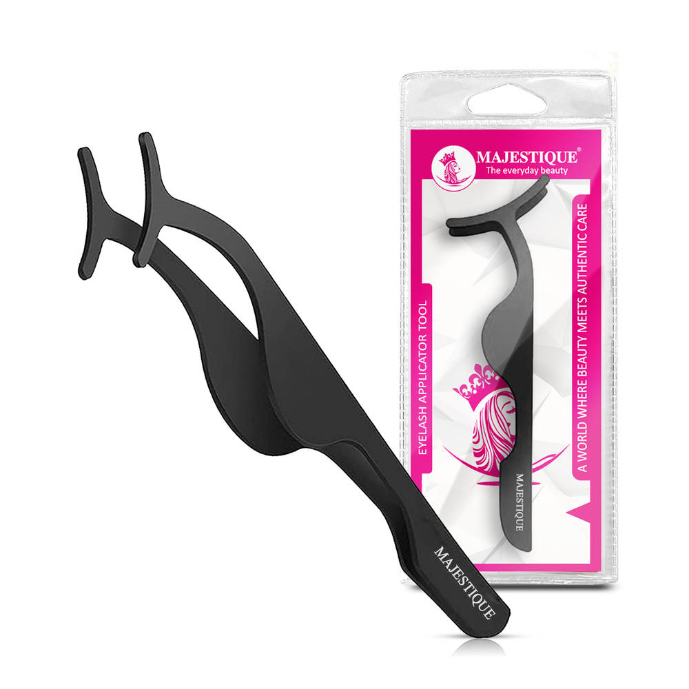 Image 1 of 1 pc for the product Majestique Stainless Steel False Eyelash Curlers Extension Applicator Remover - Colour May Vary