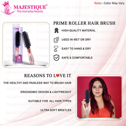 Image 6 of Majestique Roller Hair Brush - Bio-Friendly for Blow Drying & Hair Styling
