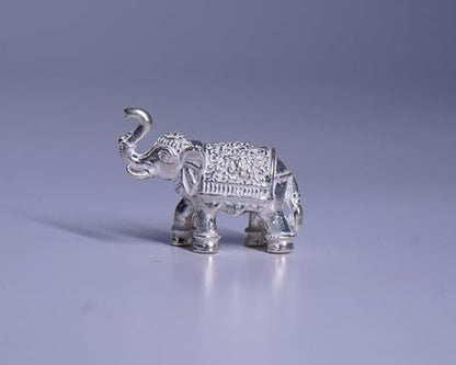 Image 1 of Default Title for the product Dista Silvers Elephant Idol for Pooja 19G