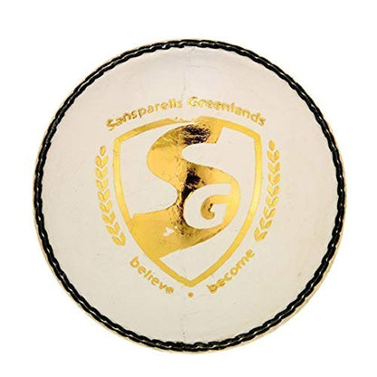 Image 3 of SG Club Leather Ball, Four Pitch, Standard Size
