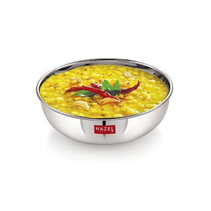 Image 11 of HAZEL Stainless Steel Tasra Kadhai Cookware
