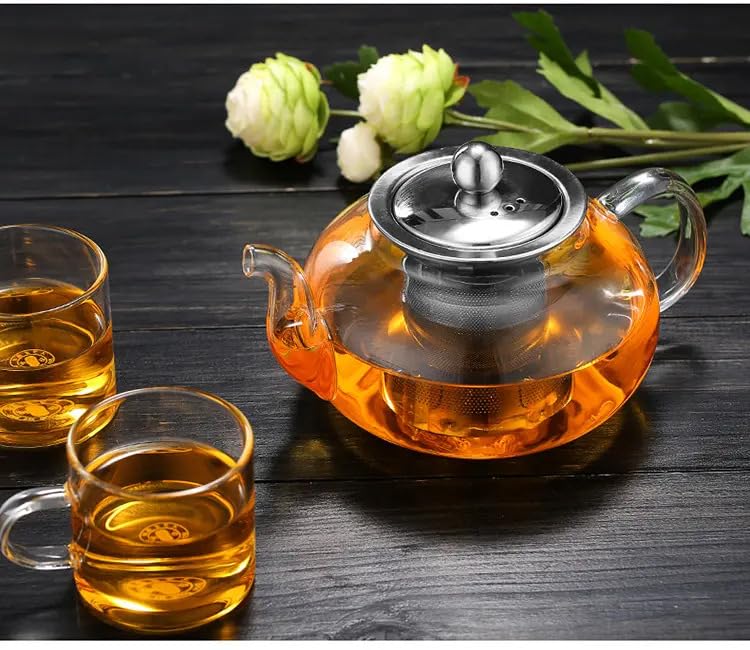 Image 5 of Jinelza Borosilicate Glass Teapot 650ML