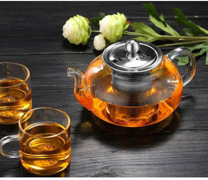 Image 5 of Jinelza Borosilicate Glass Teapot 650ML