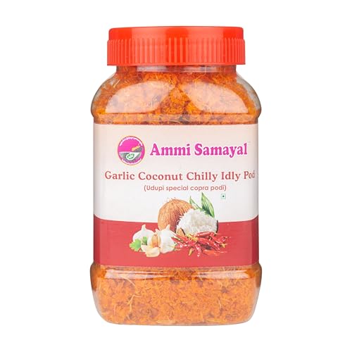 Image 1 of Pack of 1 for the product Ammi Samayal Garlic Coconut Chilly Idli Podi 200g Jar