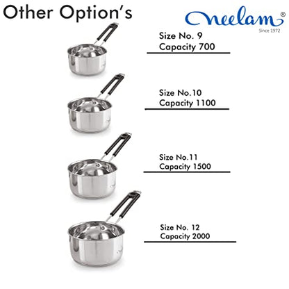 Image 5 of neelam Premium Stainless Steel Induction Bottom Saucepan 700 ml