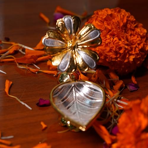 Image 2 of Dista Silvers Deepam Gold Coated Flower 11 Grams