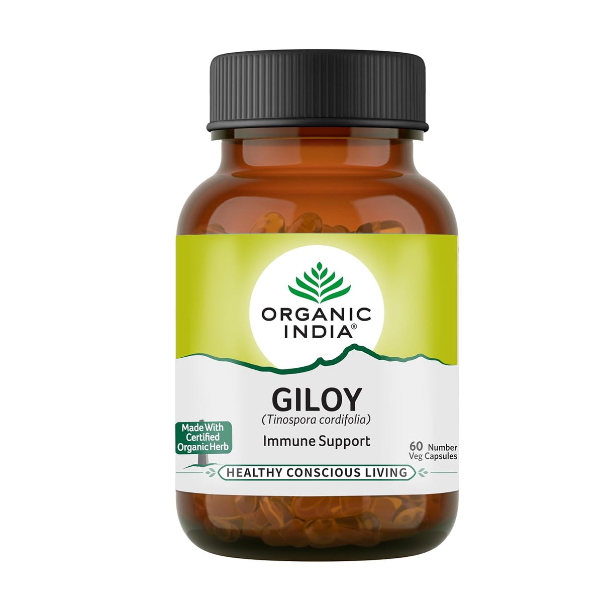Image 1 of 60 caps for the product Organic India Giloy Capsules
