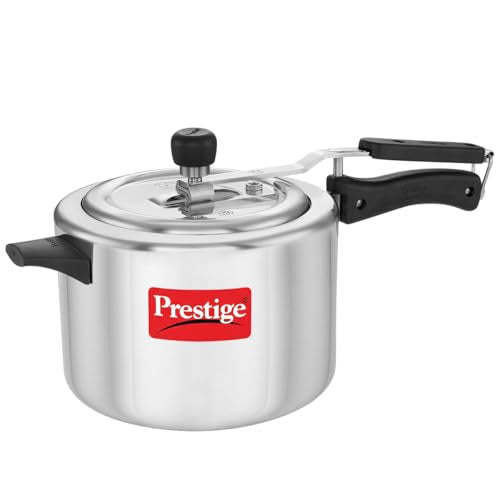 Image 2 of 5 Litres / Pressure Cooker for the product Prestige 3 Litre Hard Anodized Nakshatra Plus Inner Lid Pressure Cooker