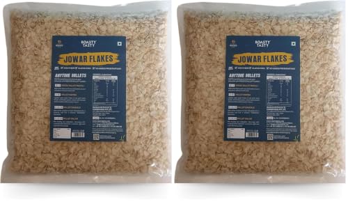 Image 1 of Default Title for the product Roasty Tasty Roasted Jowar Flakes (500g, Pack of 2)