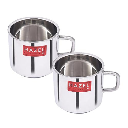 Image 6 of 100 ML / Metallic / Set of 2 for the product HAZEL Stainless Steel Coffee Cup